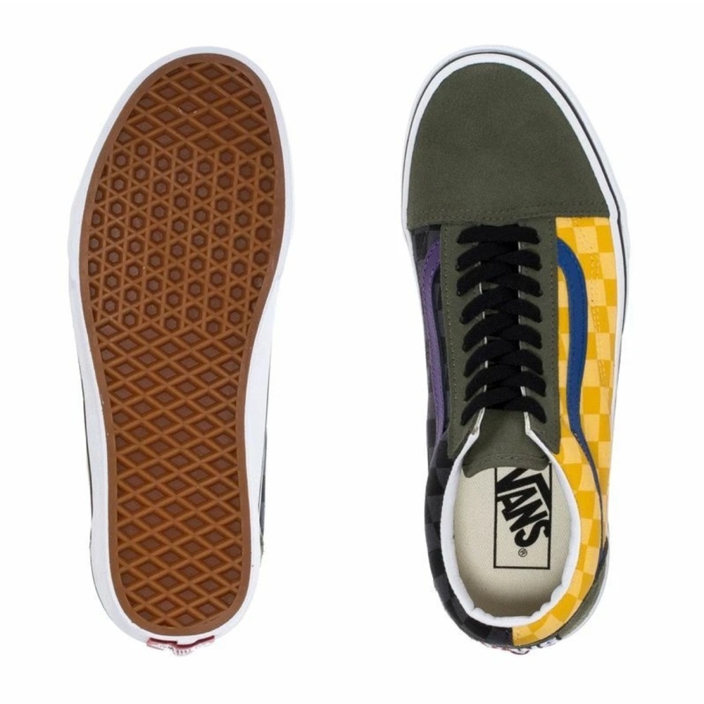 Men's Vans Classic Old Skool OTW Rally SZ 12 Checker Deep Green VN0A4BV5VZN - Picture 3 of 15